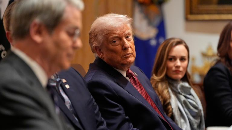 President Donald Trump speaks during a roundtable on farm subsidies in the Cabinet Room of the White House, Monday, Dec. 8, 2025, in Washington. (AP Photo / Alex Brandon)