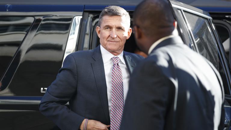 In this file photo, President Donald Trump’s former National Security Advisor Michael Flynn arrives at federal court in Washington, Tuesday, Dec. 18, 2018. (AP Photo / Carolyn Kaster) In this file photo, President Donald Trump’s former National Security Advisor Michael Flynn arrives at federal court in Washington, Tuesday, Dec. 18, 2018. (AP Photo / Carolyn Kaster)