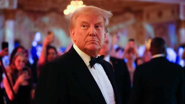 Former President Donald Trump arrives to speak at an event at Mar-a-Lago, Friday, Nov. 18, 2022, in Palm Beach, Fla. (AP Photo / Rebecca Blackwell, File)