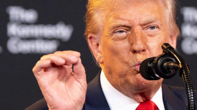 FILE - President Donald Trump speaks at the Kennedy Center, Wednesday, Aug. 13, 2025, in Washington. (AP Photo / Alex Brandon, File)