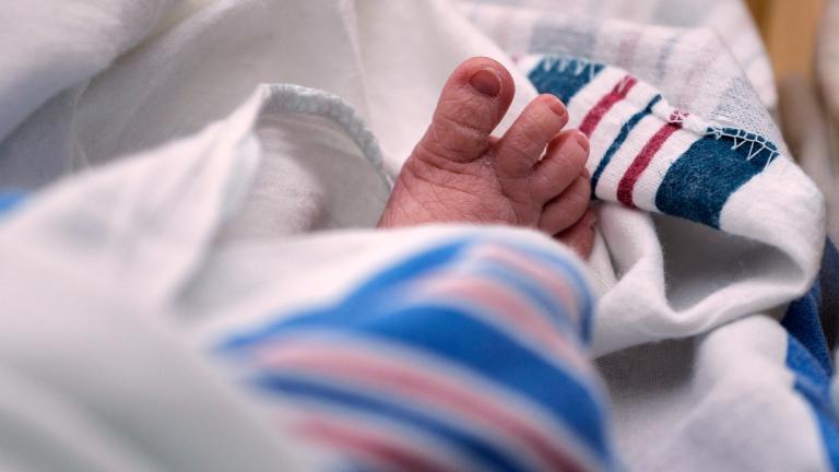 The toes of a baby are seen at a hospital in McAllen, Texas, on Wednesday, July 29, 2020. (AP Photo / Eric Gay, File)