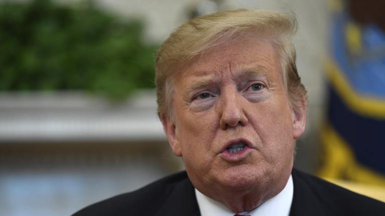  In this March 27, 2019, file photo, President Donald Trump speaks in the Oval Office of the White House in Washington. (AP Photo / Susan Walsh, File)