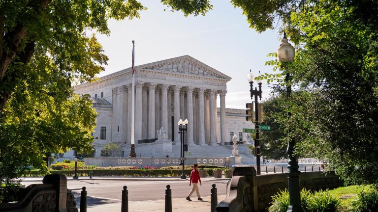 The Supreme Court is seen on the morning after the conservative majority sided with the Trump administration in a case over President Donald Trump's executive order restricting mail-in voting, on Capitol Hill in Washington, Tuesday, Aug. 25, 2026. (AP Photo / J. Scott Applewhite, File)
