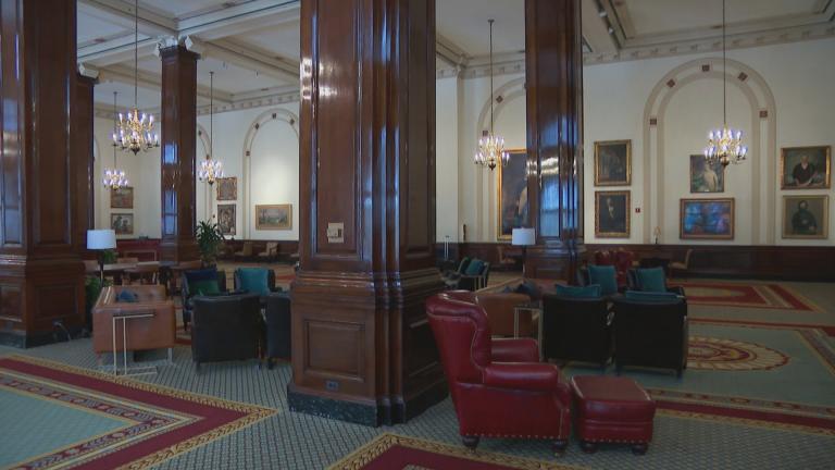 Inside the Union League Club of Chicago. (WTTW News)