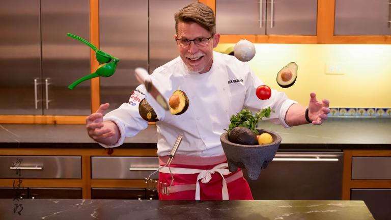 Chef Rick Bayless' photo for The Uplifted project. (Kentaro Yamada)