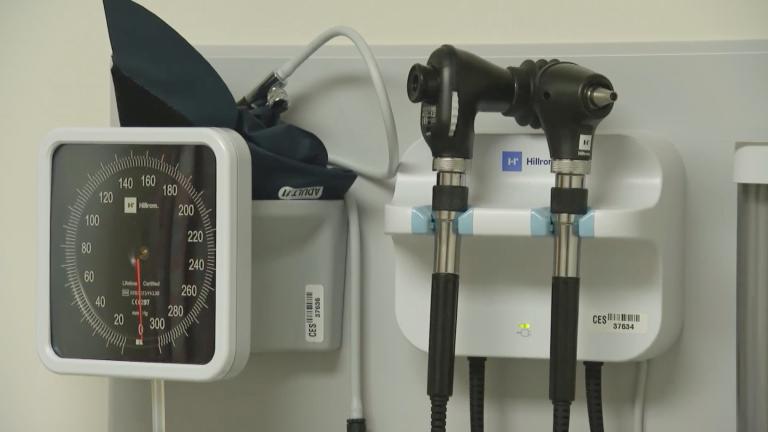 Medical equipment. (WTTW News)