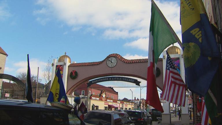 A file image of the Little Village neighborhood in Chicago. (WTTW News)