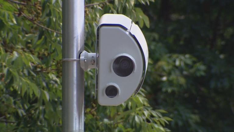Chicago speed camera. (WTTW News)
