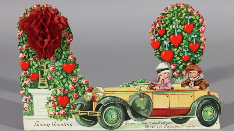 Vintage valentine from the Andrew McNally collection at the Newberry Library. (Courtesy of the Newberry Library)