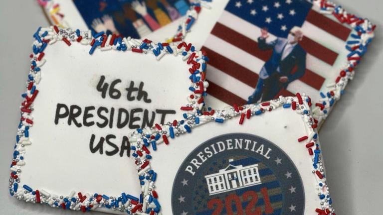 Vanille Patisserie has a full menu of Inauguration Day baked goods. (Courtesy of Vanille Patisserie)