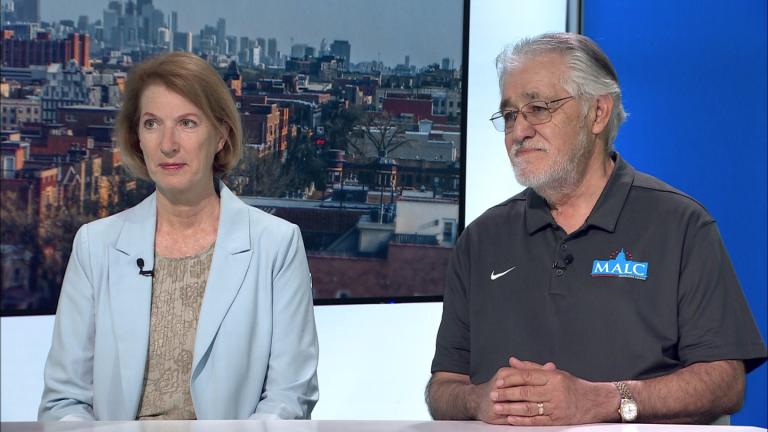 Texas state Reps. Vikki Goodwin and Reynaldo Lopez join “Chicago Tonight” on Aug. 5, 2025. (WTTW News)