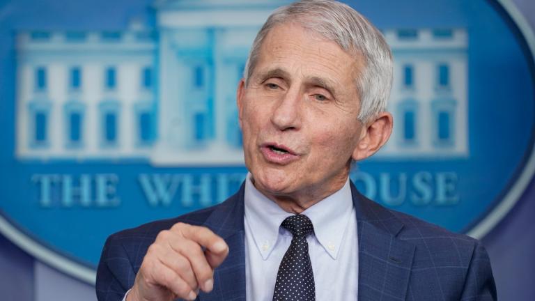 Dr. Anthony Fauci, director of the National Institute of Allergy and Infectious Diseases, speaks during the daily briefing at the White House in Washington, Wednesday, Dec. 1, 2021. (AP Photo / Susan Walsh, File)