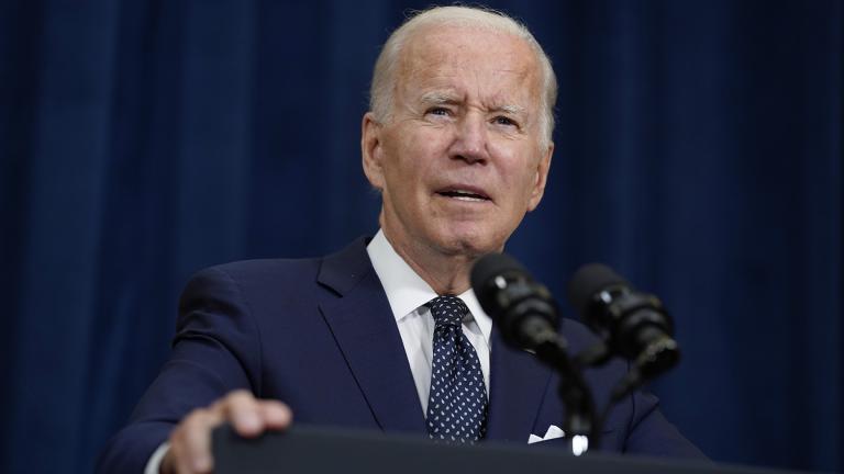 President Joe Biden speaks to reporters after meetings with Saudi Crown Prince Mohammed bin Salman at the Waldorf Astoria Jeddah Qasr Al Sharq hotel, Friday, July 15, 2022, in Jeddah, Saudi Arabia. (AP Photo / Evan Vucci, File)