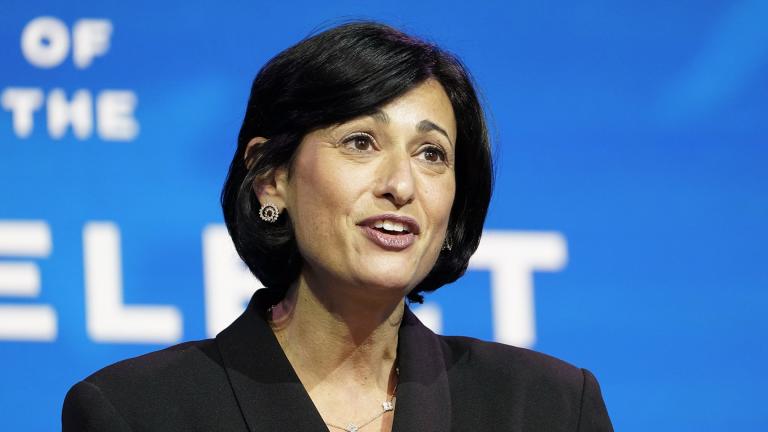 In this Tuesday, Dec. 8, 2020 file photo, Dr. Rochelle Walensky, speaks during an event in Wilmington, Del. (AP Photo / Susan Walsh, File)