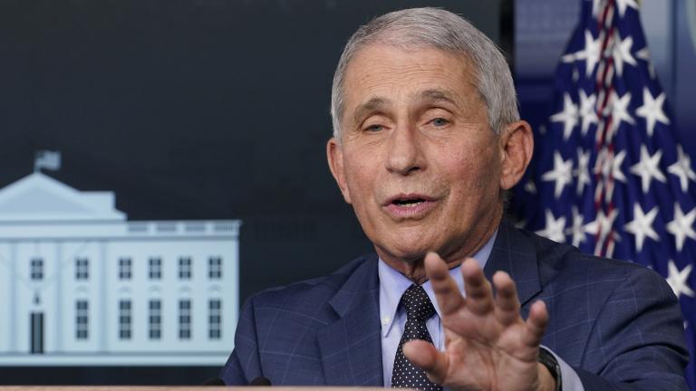 Dr. Anthony Fauci, director of the National Institute for Allergy and Infectious Diseases, speaks during a news conference with the coronavirus task force at the White House in Washington, Thursday, Nov. 19, 2020. (AP Photo / Susan Walsh)