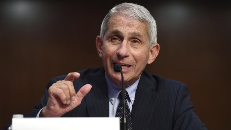 Dr. Anthony Fauci, director of the National Institute for Allergy and Infectious Diseases, testifies before a Senate Health, Education, Labor and Pensions Committee hearing on Capitol Hill in Washington, Tuesday, June 30, 2020. (Kevin Dietsch / Pool via AP)
