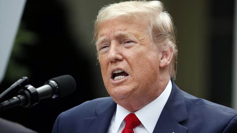 President Donald Trump speaks in the Rose Garden of the White House, Friday, May 29, 2020, in Washington. (AP Photo / Alex Brandon)