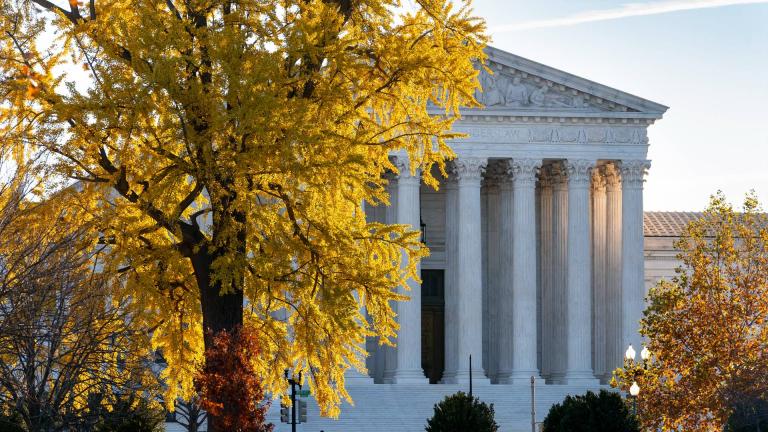 Light from the morning sun illuminates the Supreme Court in Washington, Friday, Dec. 3, 2021. (AP Photo / J. Scott Applewhite, File)