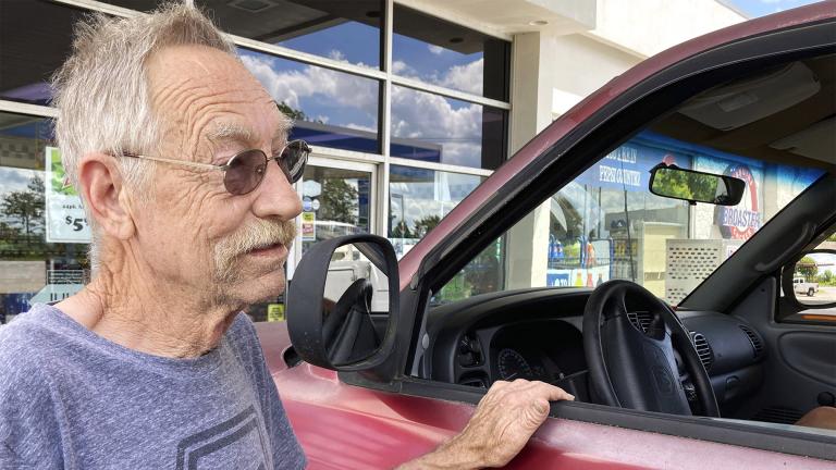 James Martin discusses his hesitancy to get a COVID-19 vaccine while stopping at a store in Clanton, Ala., on Wednesday, May 19, 2021. Martin said he doesn’t trust the vaccines because of the speed with which they were developed and a lack of knowledge about long-term effects. (AP Photo / Jay Reeves)