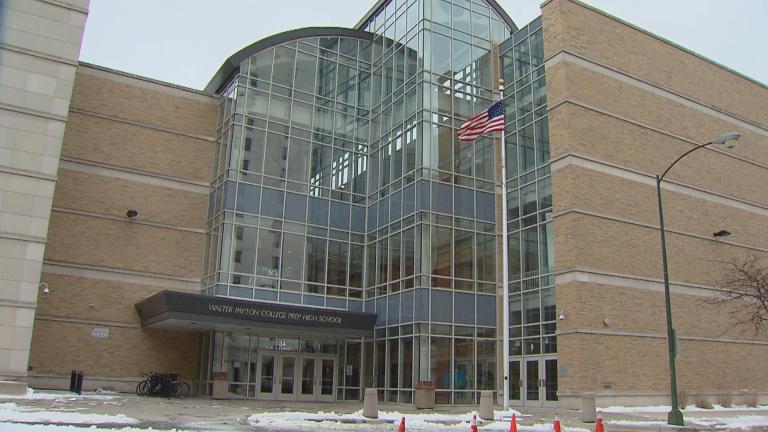 Walter Payton College Preparatory High School in Chicago. (WTTW News)