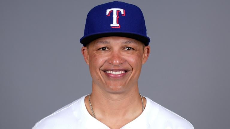 This is a 2024 photo of associate manager Will Venable of the Texas Rangers baseball team. (AP Photo/Carolyn Kaster, File)