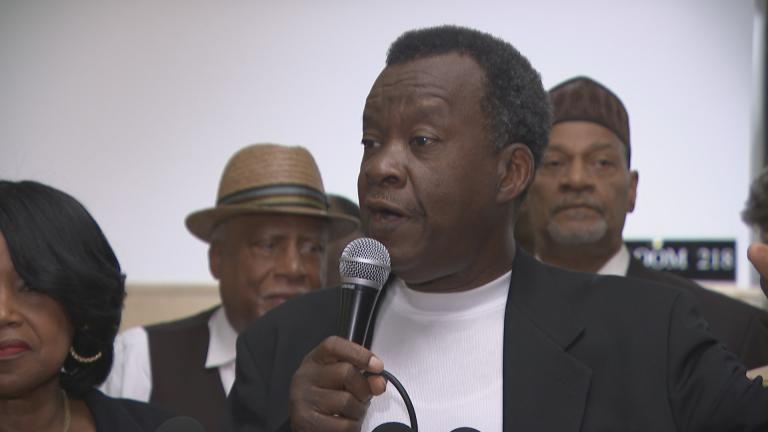 “This is not a political situation. We’ve been doing this for the last 10, 15, 20 years,” Chicago mayoral candidate Willie Wilson said Wednesday, Aug. 1, 2018 of his foundation’s giveaways of money. (Chicago Tonight)