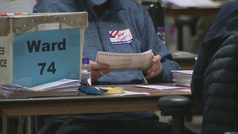 Ballots are counted in Wisconsin. (WTTW News)