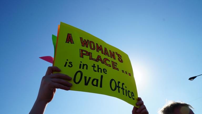 On Jan. 21, an estimated 250,000 demonstrators participated in the Women’s March on Chicago. (Alexandra Silets / Chicago Tonight)