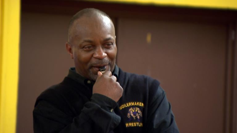 Bowen High School wrestling coach Ron Wilson 