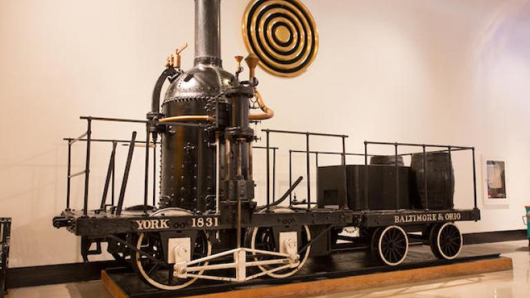 A 1926 replica of an 1831 B&O "York" train - just one of five sold by the Musuem of Science and Industry last month. (Courtesy of the Museum of Science and Industry)