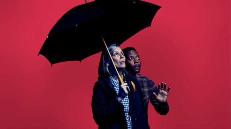 Amy Morton and Namir Smallwood in "You Will Get Sick" (Credit: Sandro Miller / Steppenwolf)