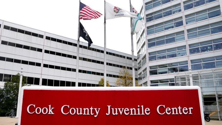 The Cook County Juvenile Temporary Detention Center is seen Monday, Sept. 23, 2024, in Chicago, which is one of several juvenile centers statewide where more than 200 men and women have filed lawsuits alleging they were abused as children while in custody. (Charles Rex Arbogast / AP Photo)