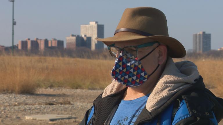 Chicago artist Zac Lowing (WTTW News)