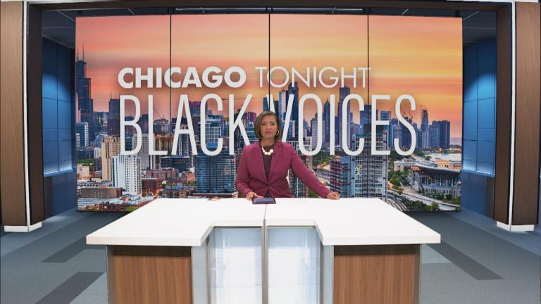 Brandis Friedman hosts "Chicago Tonight: Black Voices" on Feb. 19, 2025. (WTTW News)