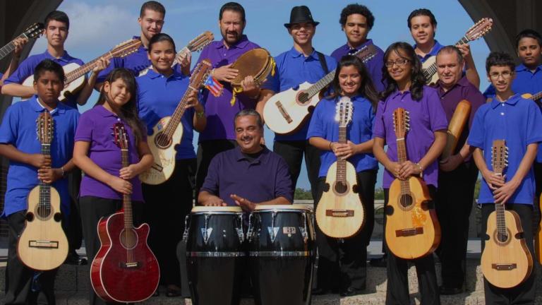 Chicago Cuatro Orchestra; photo courtesy of Orlando Rivera