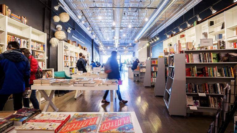 Volumes Bookcafe is one of two dozen bookstores participating in #MyChicagoBookstore Challenge in honor of Independent Bookstore Day. (Courtesy of Volumes Bookcafe)