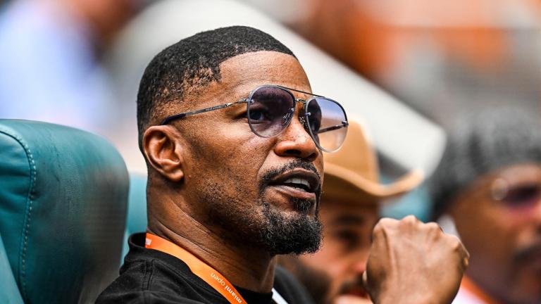 Jamie Foxx is pictured in March 2023. (Chandan Khanna / AFP / Getty Images / File) 