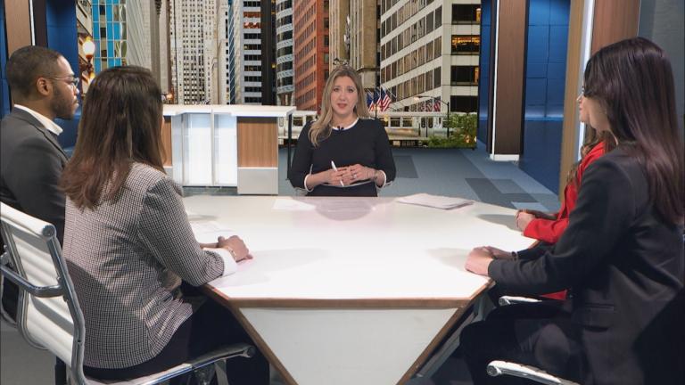 Amanda Vinicky hosts "Week in Review" on Feb. 21, 2025. (WTTW News)