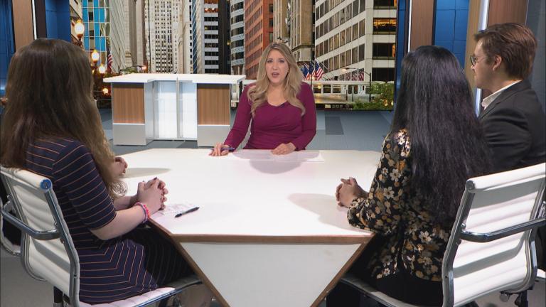 Amanda Vinicky and guests on "Week in Review" on Feb. 28, 2025. (WTTW News)