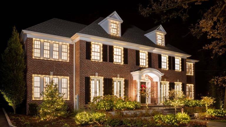 Airbnb is renting out the “Home Alone” house for one hijinks-filled night. (Sarah Crowley / Airbnb)