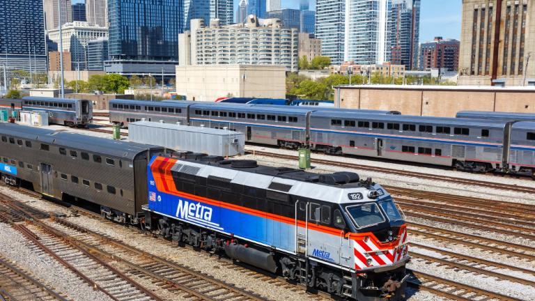 File photo of a Metra train in Chicago in 2023. (Boarding1Now / iStock)