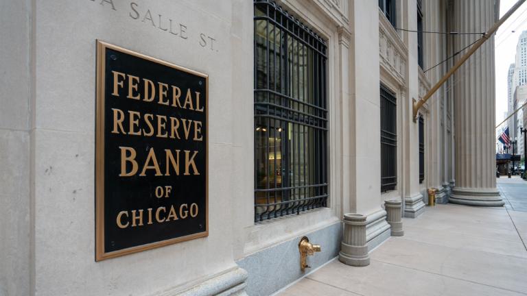 The Federal Reserve Bank of Chicago is pictured in a file photo. (hapabapa / iStock)
