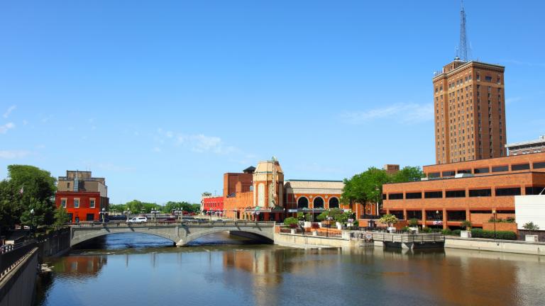 Downtown Aurora is pictured in a file photo. (Denis Tangney Jr. / iStock)