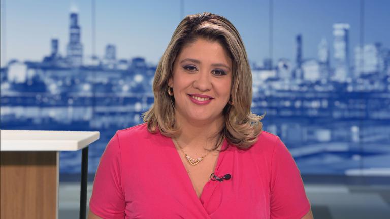 Joanna Hernandez hosts "Chicago Tonight: Latino Voices" on Feb. 27, 2025. (WTTW News)