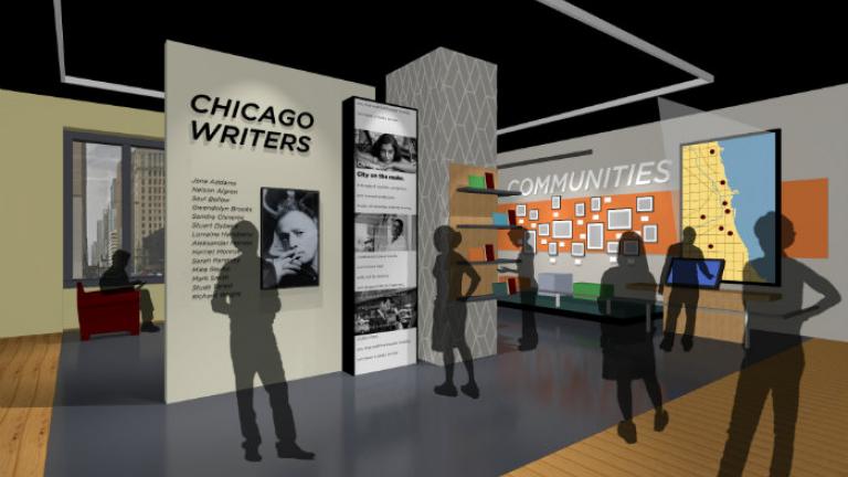 A rendering for the American Writers Museum (Courtesy of the American Writers Museum)