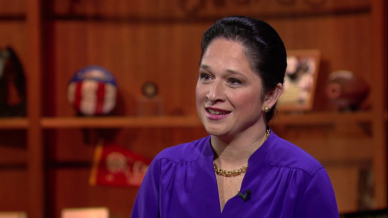 Comptroller Susana Mendoza appears on “Chicago Tonight” on Jan. 23, 2017.