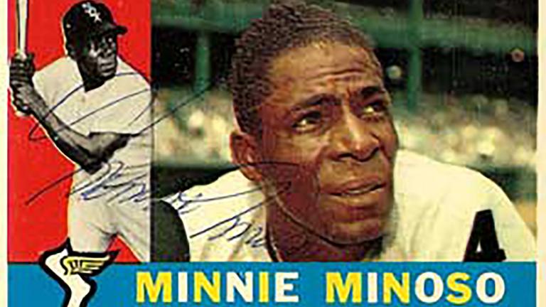 Minnie Minoso Autograph on a 1960 Topps (#365)