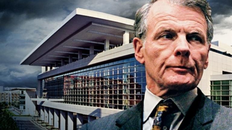 Mike Madigan. Photo illustration by Sean McCabe. Courtesy of Crain’s Chicago Bus
