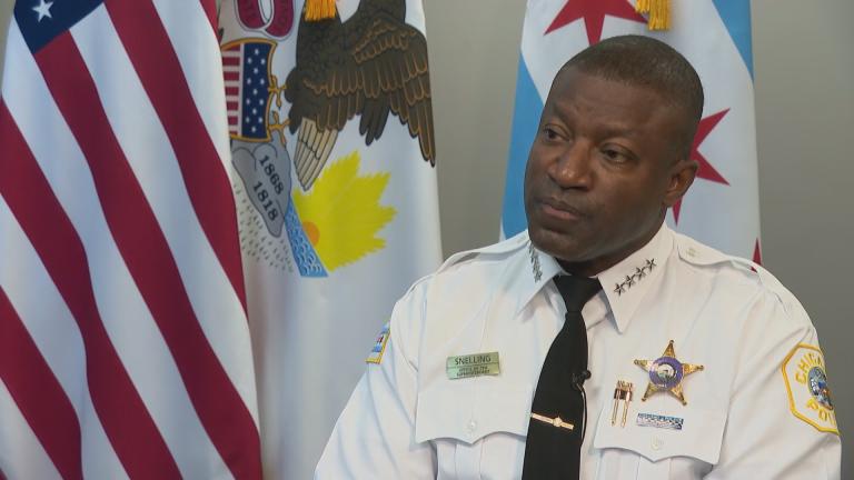 Chicago Police Supt. Larry Snelling. (WTTW News)