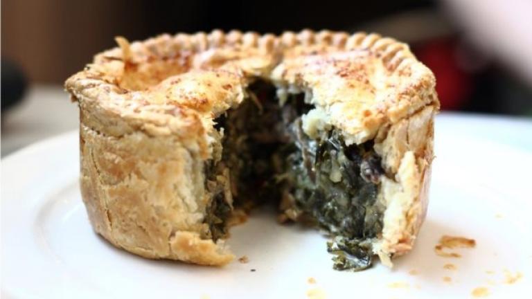 Mushroom and Kale Royal Pie